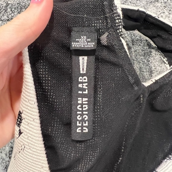 DESIGN LAB  & Lord and Taylor marbling effect sleeves skater dress - Picture 13 of 13